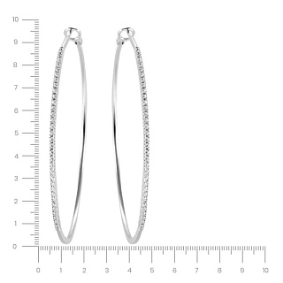 Silberne Ohrringe mit Cubic Zirconia