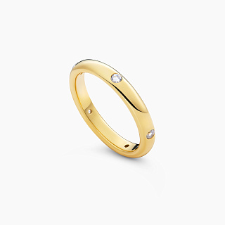 14KT Gold Plated Ring with Cubic Zirconia
